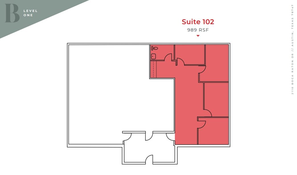 2110 Boca Raton Dr, Austin, TX for lease Floor Plan- Image 1 of 1