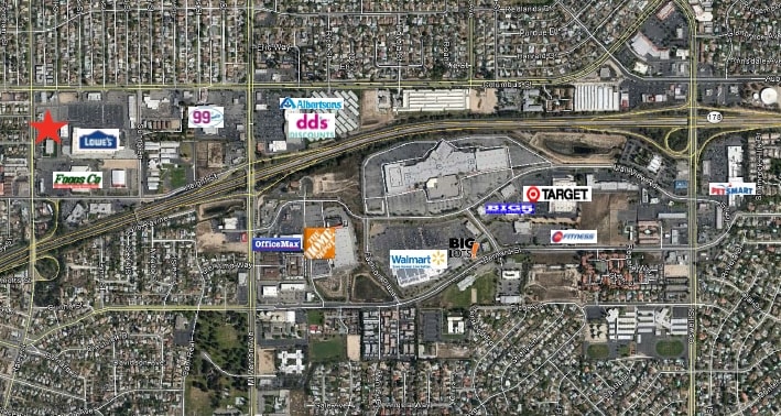 2607 Haley St, Bakersfield, CA for sale - Aerial - Image 3 of 3