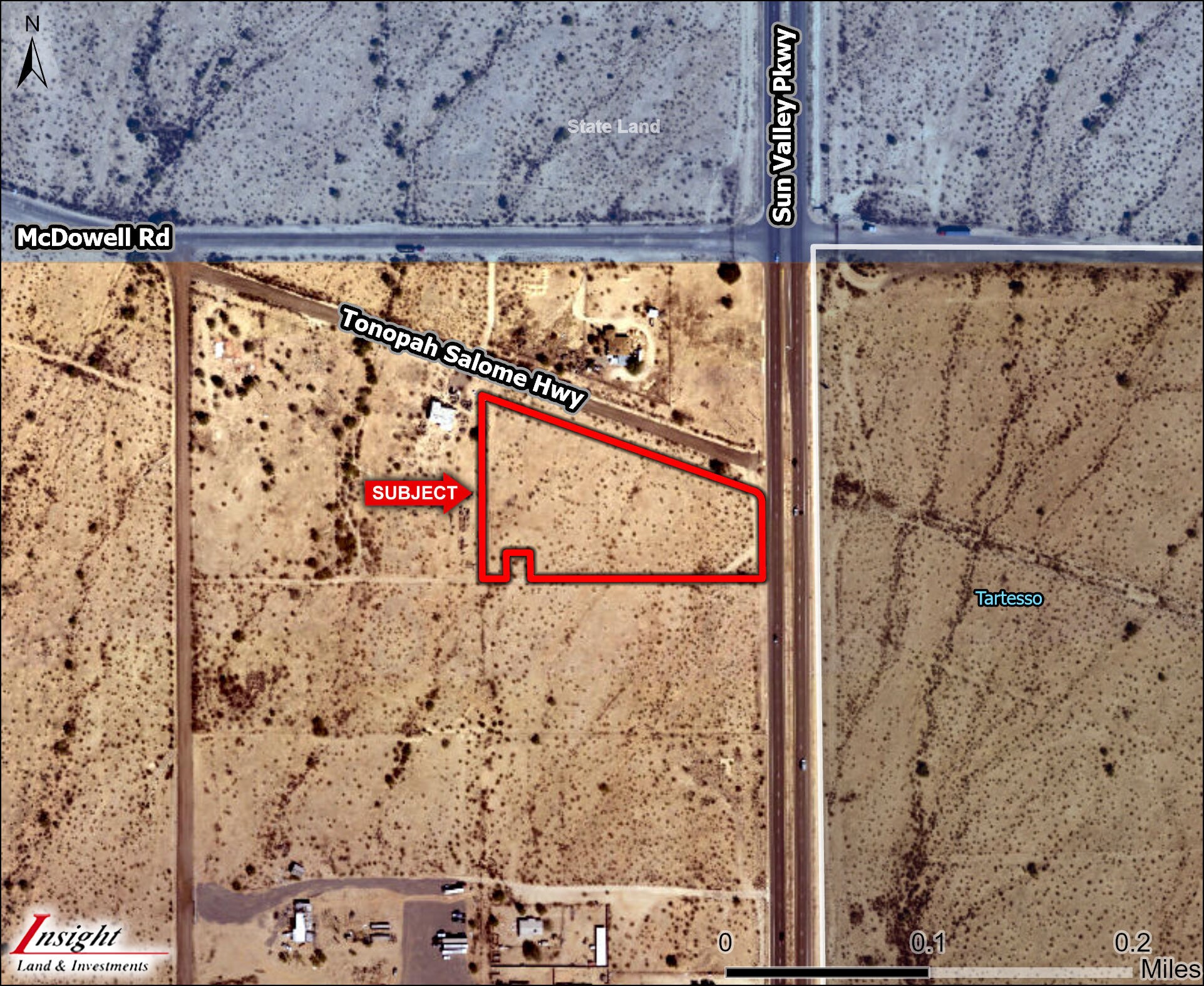 Sun Valley Pkwy & Tonopah Salome Hwy, Buckeye, AZ à vendre Aérien- Image 1 de 5