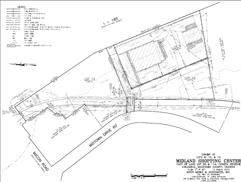1858 Midtown Dr, Columbus, GA for sale - Plat Map - Image 2 of 6