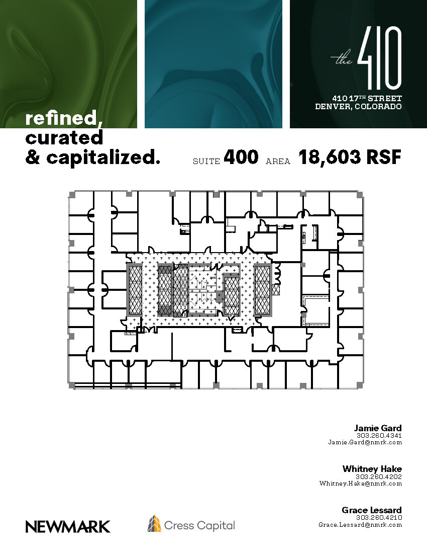 410 17th St, Denver, CO for lease Floor Plan- Image 1 of 1