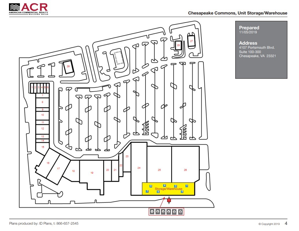 4107 Portsmouth Blvd, Chesapeake, VA for lease Site Plan- Image 1 of 1