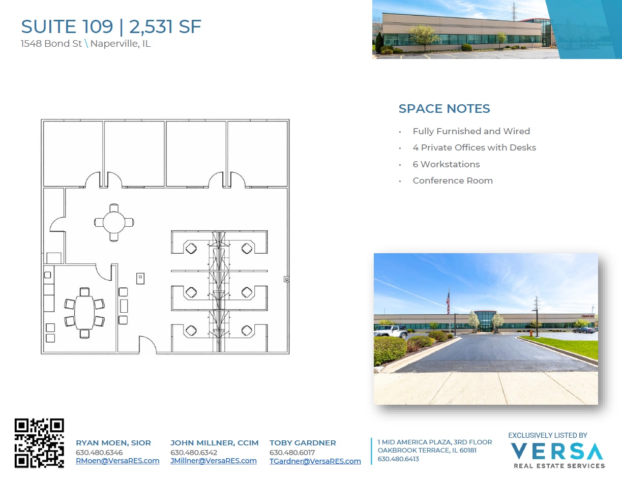 1548 Bond St, Naperville, IL for lease Floor Plan- Image 1 of 1