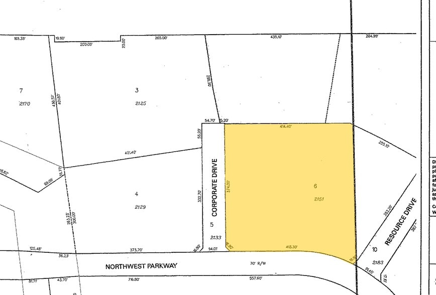 2151 Northwest Pky, Marietta, GA for lease - Plat Map - Image 3 of 8