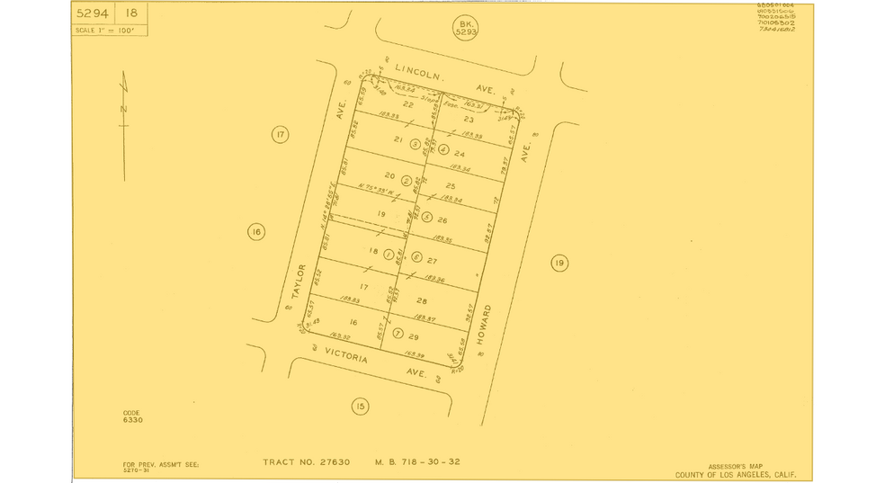 608 N Taylor Ave, Montebello, CA à louer - Plan cadastral - Image 1 de 2