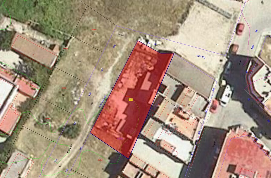 Terrain dans La Ràpita, Tarragona à vendre - Plan cadastral - Image 1 de 2