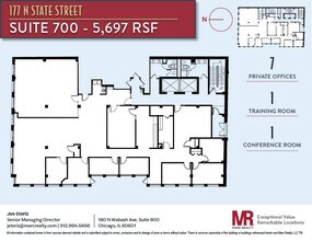 177 N State St, Chicago, IL for lease Floor Plan- Image 1 of 9