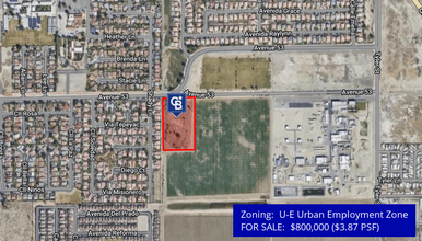 Avenue 53, Coachella, CA - aerial  map view