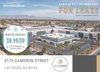 Plus de détails pour 4175 Cameron St, Las Vegas, NV - Industriel à louer