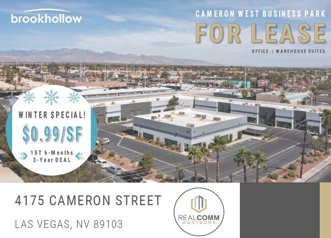Plus de détails pour 4175 Cameron St, Las Vegas, NV - Local d'activités à louer