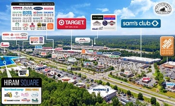 5157 Jimmy Lee Smith Pky, Hiram, GA - Aerial  map view - Image1