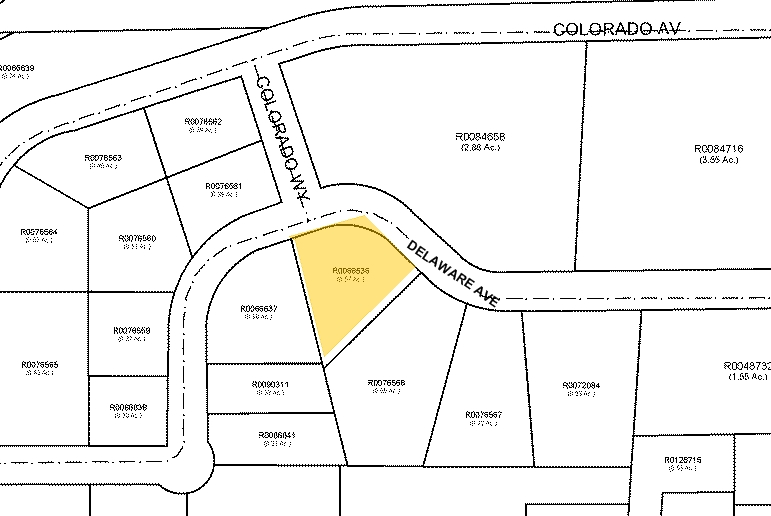 1055 Delaware Ave, Longmont, CO for lease - Plat Map - Image 2 of 7