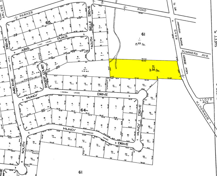 241 Monmouth Rd, West Long Branch, NJ à vendre - Plan cadastral - Image 1 de 1