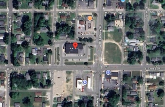 2003 Broadway St, Anderson, IN - AERIAL  map view