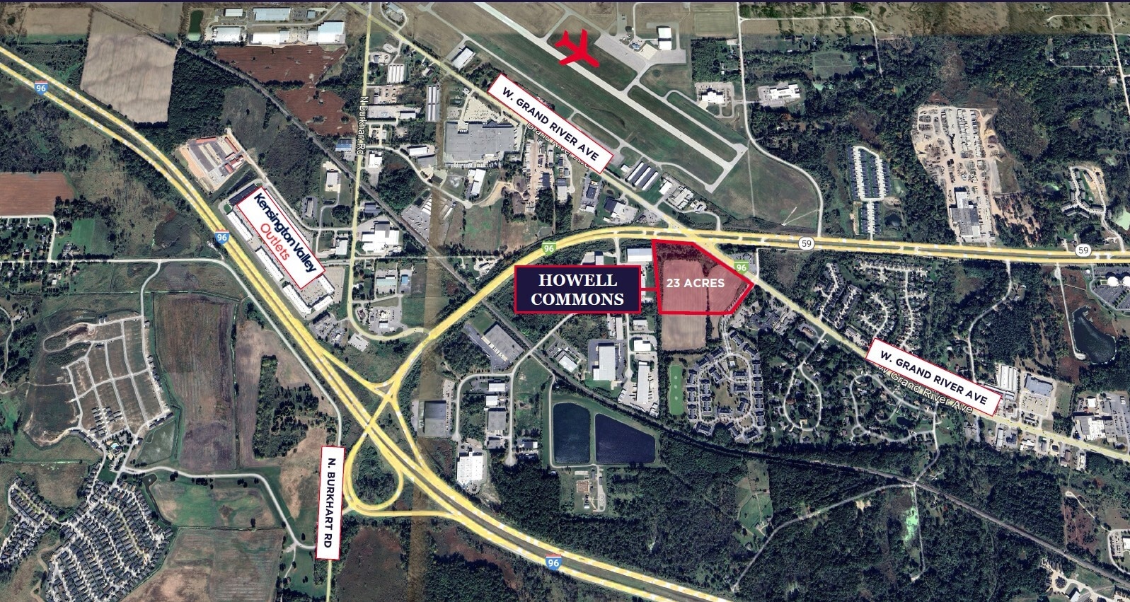 NE Northeast Corner of Grand River Ave, Howell, MI for sale Primary Photo- Image 1 of 3