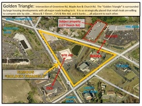 127 Church Road, Mount Laurel, NJ - Aerial  map view