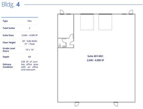 510 Private Rd, Wylie, TX à louer Plan d’étage- Image 1 de 1