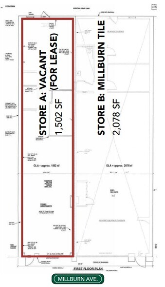 519 Millburn Ave, Short Hills, NJ à vendre - Plan d’étage - Image 2 de 2