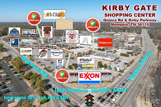 6500-6550 Quince Rd, Memphis, TN à louer - Photo du bâtiment - Image 3 de 14