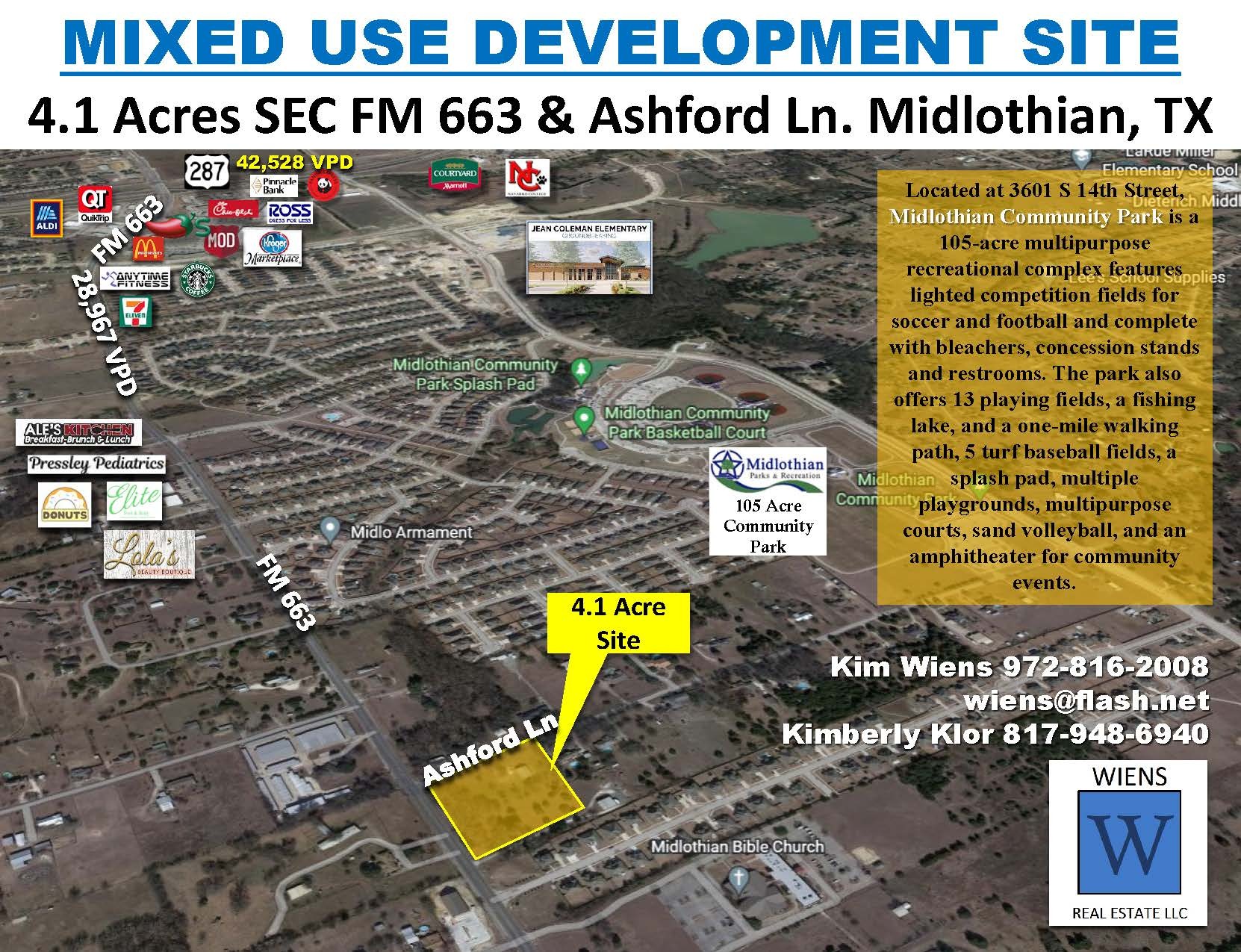 216 Ashford Ln, Midlothian, TX à vendre Aérien- Image 1 de 5