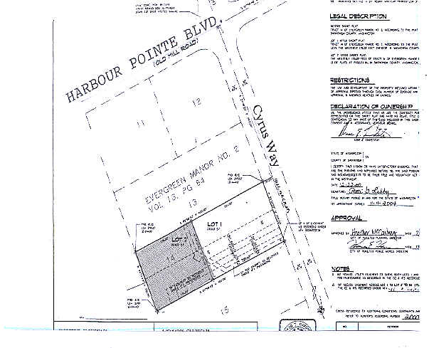 12130 Cyrus Way, Mukilteo, WA à vendre - Plan cadastral - Image 2 de 2