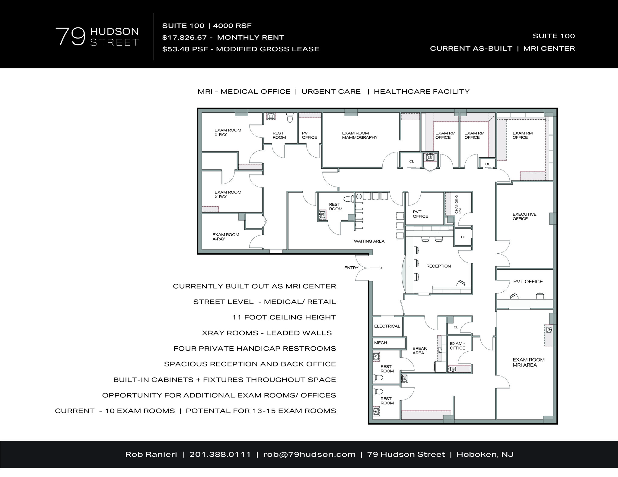 79 Hudson St, Hoboken, NJ for lease Floor Plan- Image 1 of 4