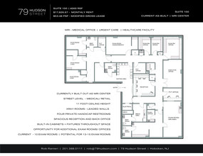 79 Hudson St, Hoboken, NJ à louer Plan d’étage- Image 1 de 4