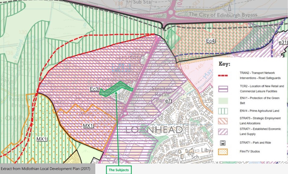 Straiton Rd, Loanhead for lease - Site Plan - Image 2 of 2