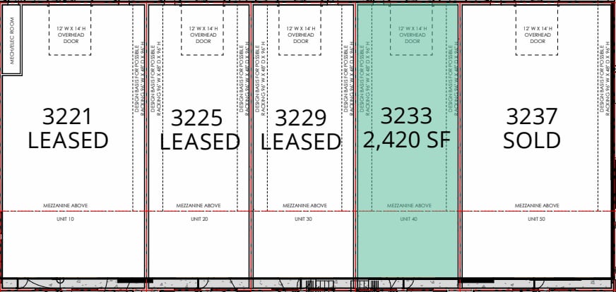 3233 30 St N, Lethbridge, AB for lease Floor Plan- Image 1 of 3