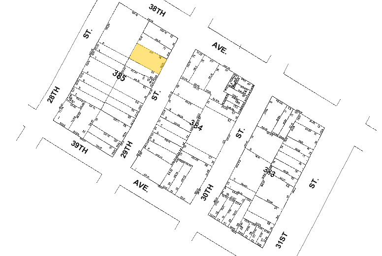 38-10 29 St, Long Island City, NY for lease - Plat Map - Image 2 of 7