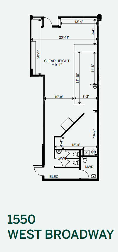 1508 Broadway W, Vancouver, BC à louer Plan d  tage- Image 1 de 1