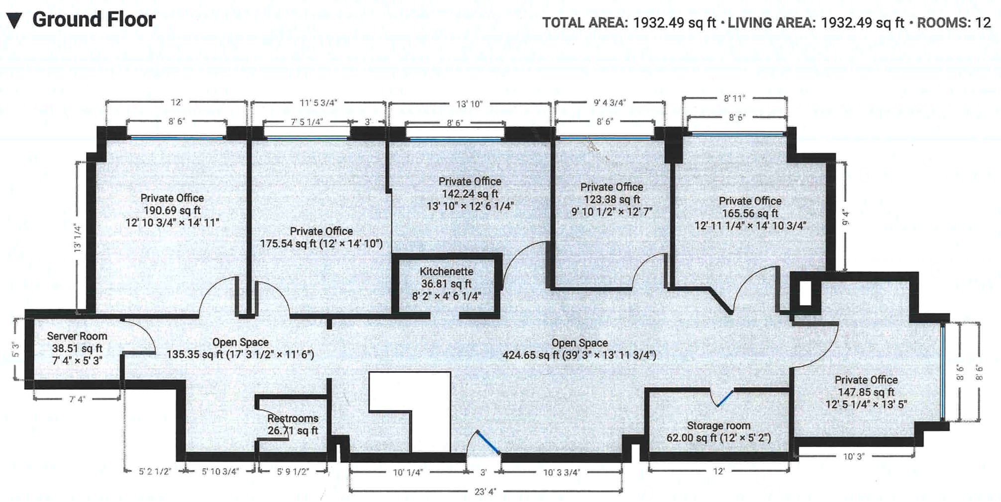 401 SE 6th St, Evansville, IN for lease Floor Plan- Image 1 of 1