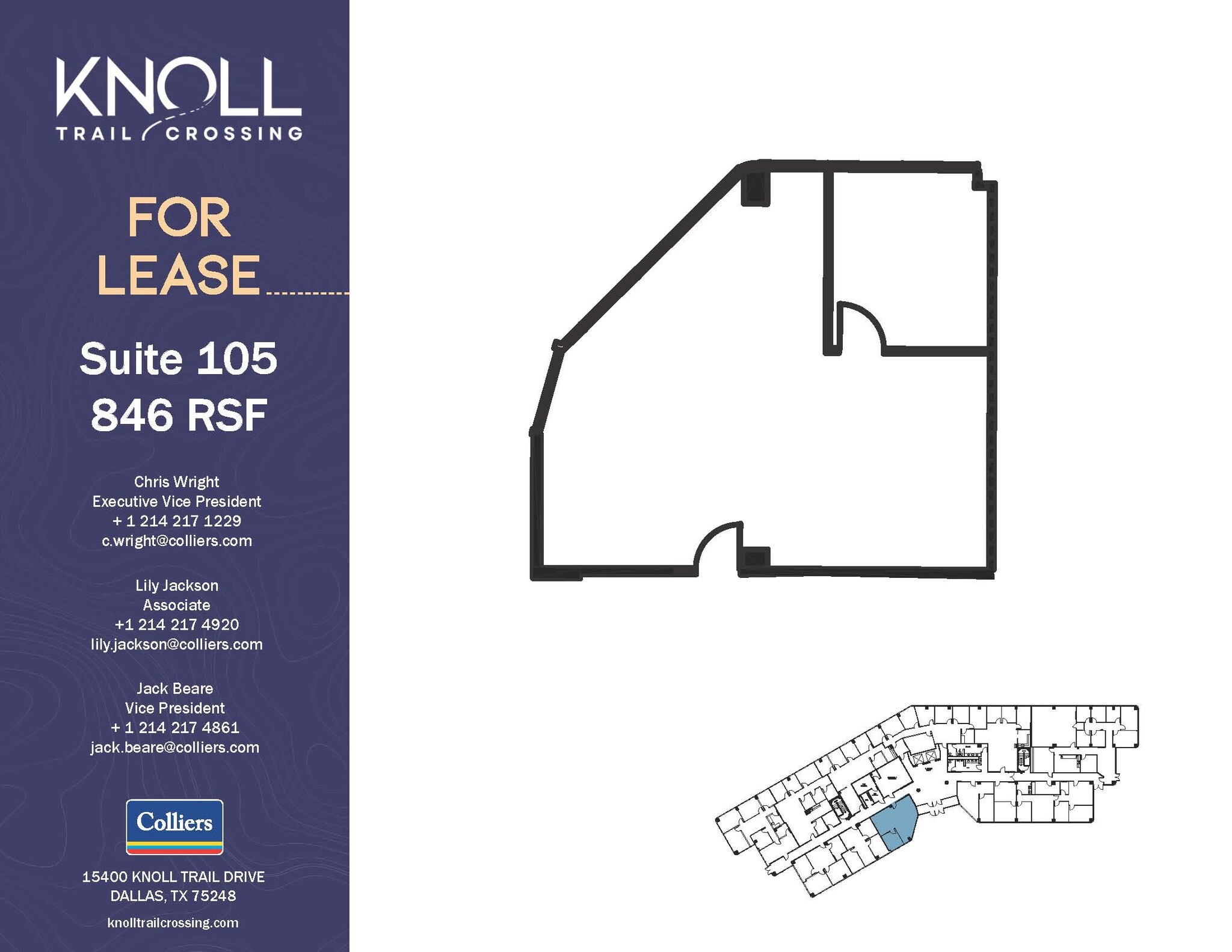 15400 Knoll Trail Dr, Dallas, TX for lease Floor Plan- Image 1 of 1