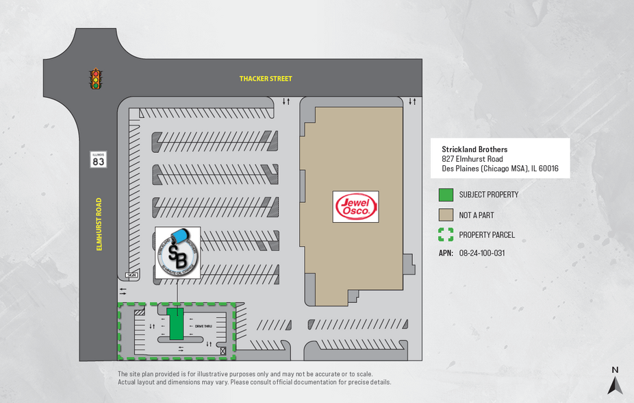 827 Elmhurst Rd, Des Plaines, IL à vendre - Plan de site - Image 2 de 6