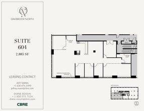 1200 Harger Rd, Oak Brook, IL à louer Plan d’étage- Image 1 de 1