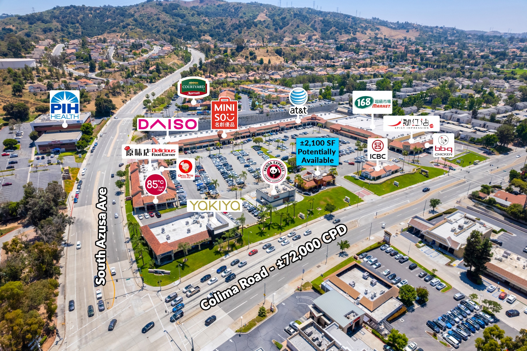 17110-17188 Colima Rd, Hacienda Heights, CA for lease Building Photo- Image 1 of 8