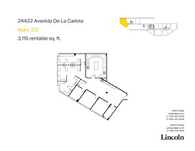 24422 Avenida De La Carlota, Laguna Hills, CA for lease Floor Plan- Image 1 of 17