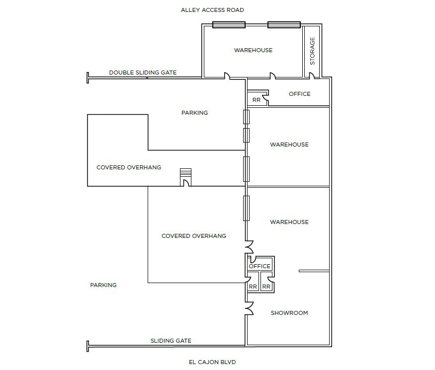 727 El Cajon Blvd, El Cajon, CA for lease Floor Plan- Image 1 of 1