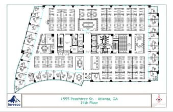 1555 Peachtree St, Atlanta, GA for lease Floor Plan- Image 1 of 1