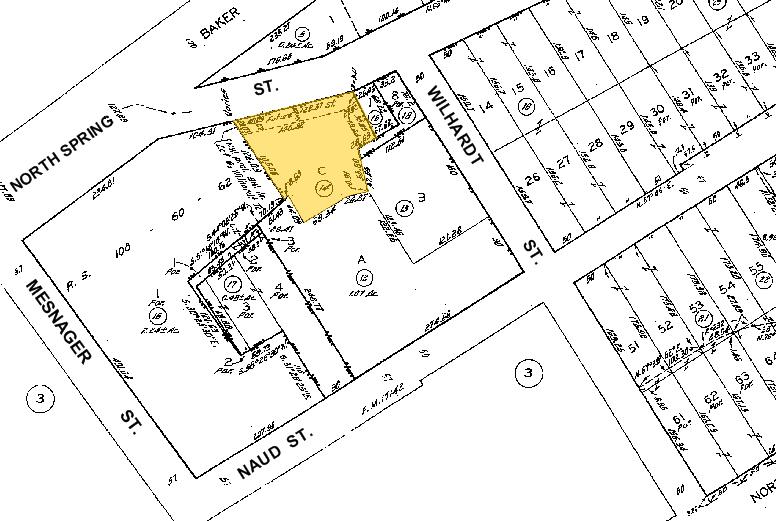 1640 N Spring St, Los Angeles, CA à louer - Plan cadastral - Image 3 de 4