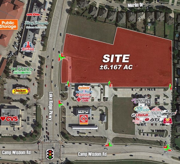 NEQ of Lake Ridge Pkwy & Camp Wisdom Rd, Grand Prairie, TX for sale - Building Photo - Image 1 of 1