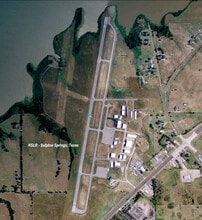 1421 Airport Rd, Sulphur Springs, TX - Aerial map view