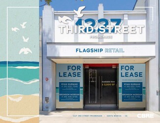 Plus de détails pour 1227 3rd Street Promenade, Santa Monica, CA - Vente au détail à louer