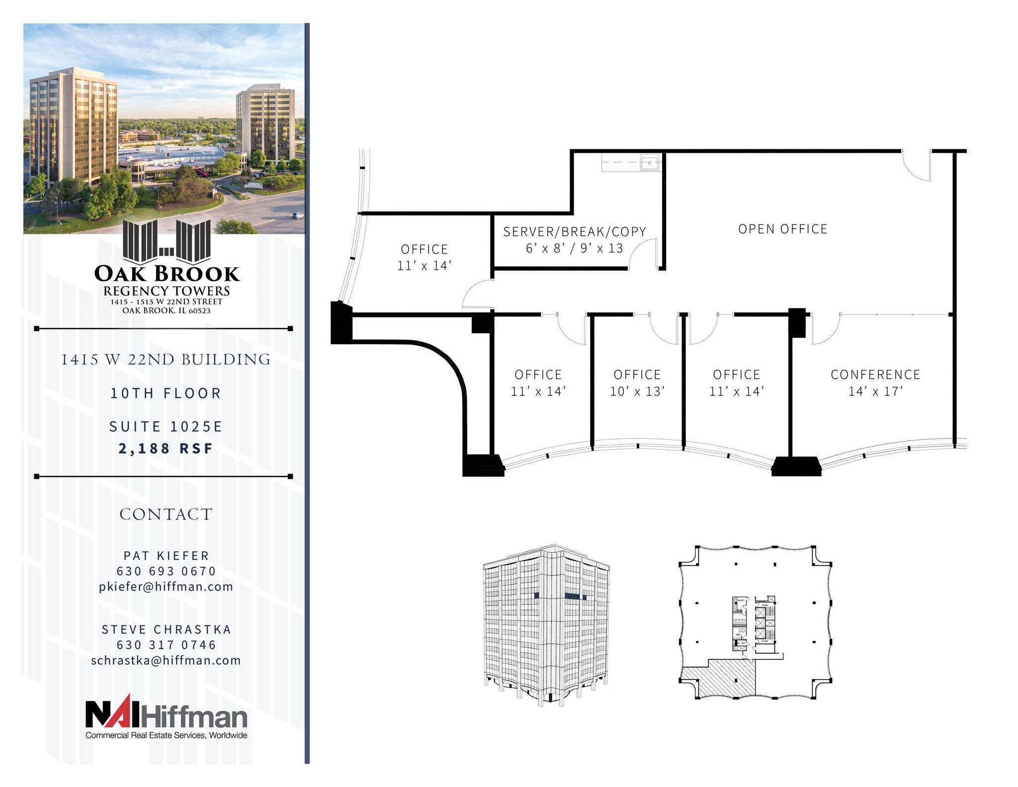 1415 W 22nd St, Oak Brook, IL à louer Plan d’étage- Image 1 de 1