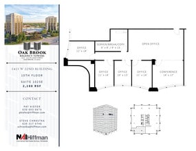 1415 W 22nd St, Oak Brook, IL à louer Plan d’étage- Image 1 de 1