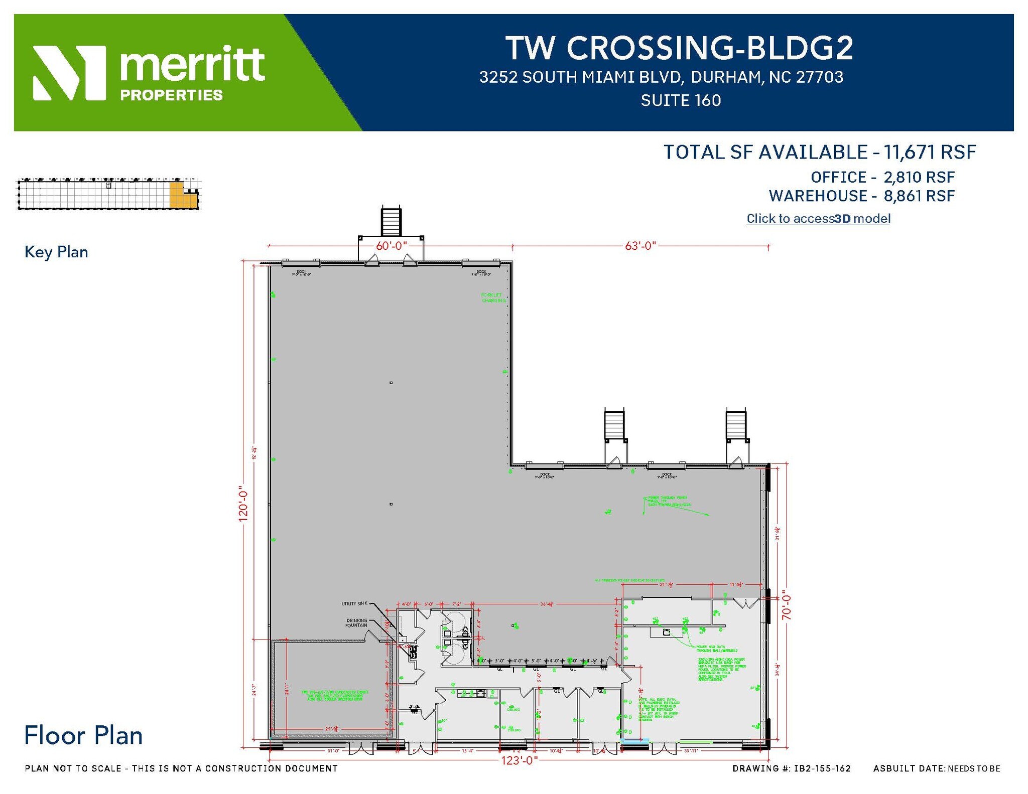 1001 Hill Dr, Durham, NC à louer Plan d’étage- Image 1 de 1