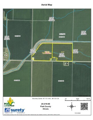 Plus de détails pour 1028 3200 North Road, Mansfield, IL - Terrain à vendre