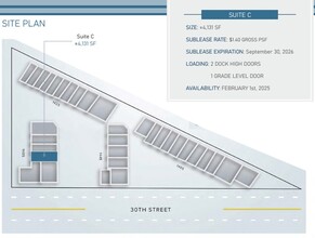 1405 30th St, San Diego, CA à louer Plan de site- Image 1 de 1