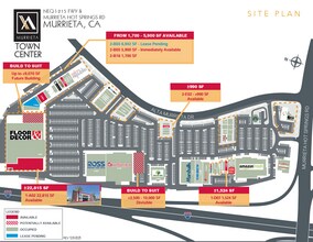39815-39875 Alta Murrieta Dr, Murrieta, CA à louer Plan de site- Image 1 de 1