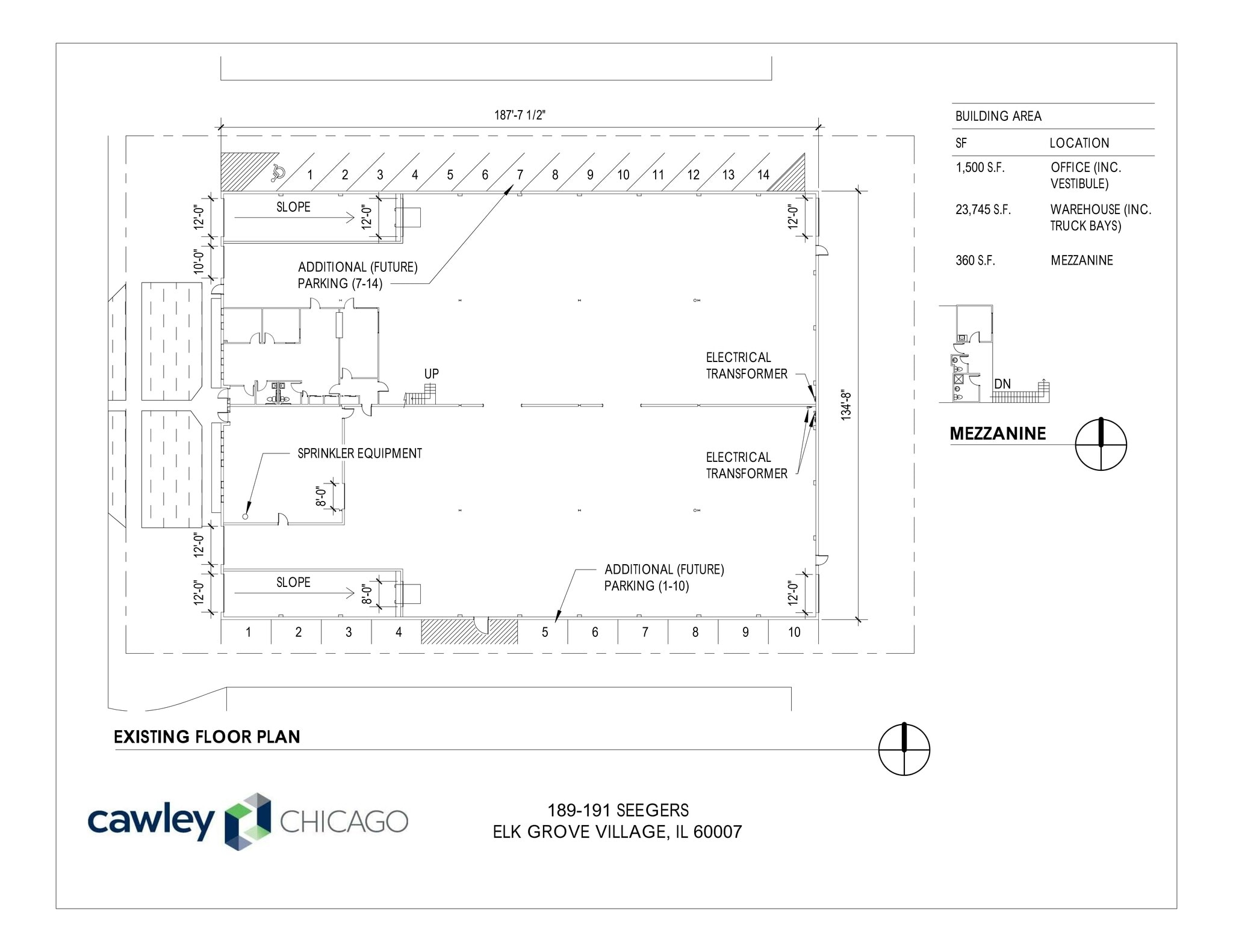 189 Seegers Ave, Elk Grove Village, IL for lease Site Plan- Image 1 of 1